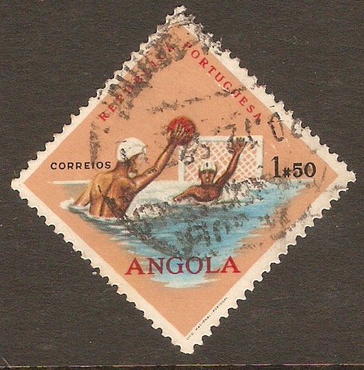 Angola 1962 1E.50 Sports series - Water polo. SG562.